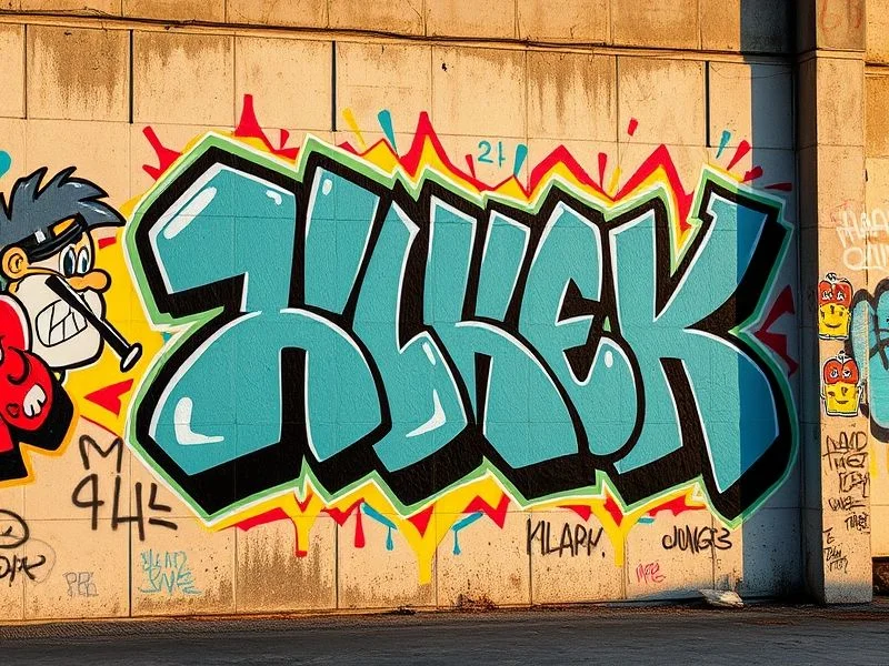 Digital rendering of a complex, futuristic graffiti piece applied to a sleek, metallic, curved surface. Features glitch-art elements, holographic projections, and a blend of traditional spray-paint aesthetics with advanced digital manipulation.